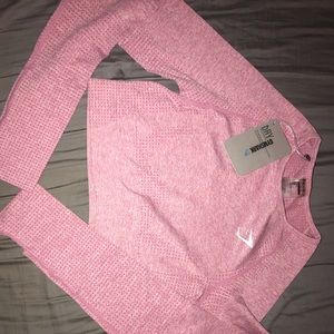 Long Sleeve Gym Shark Top